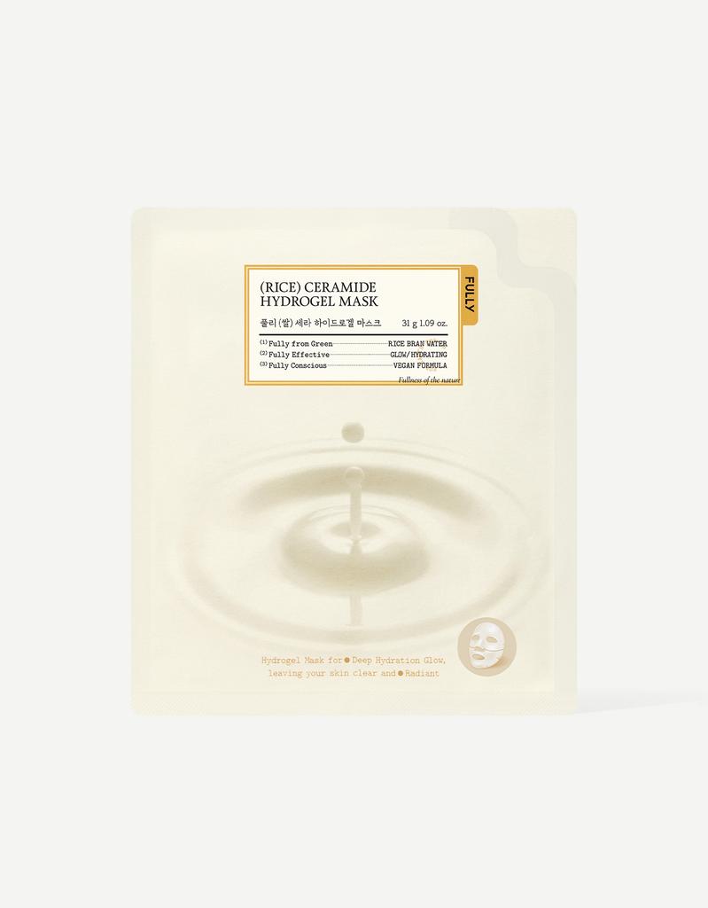 FULLY Rice Cera Hydrogel Mask 31g x 4EA