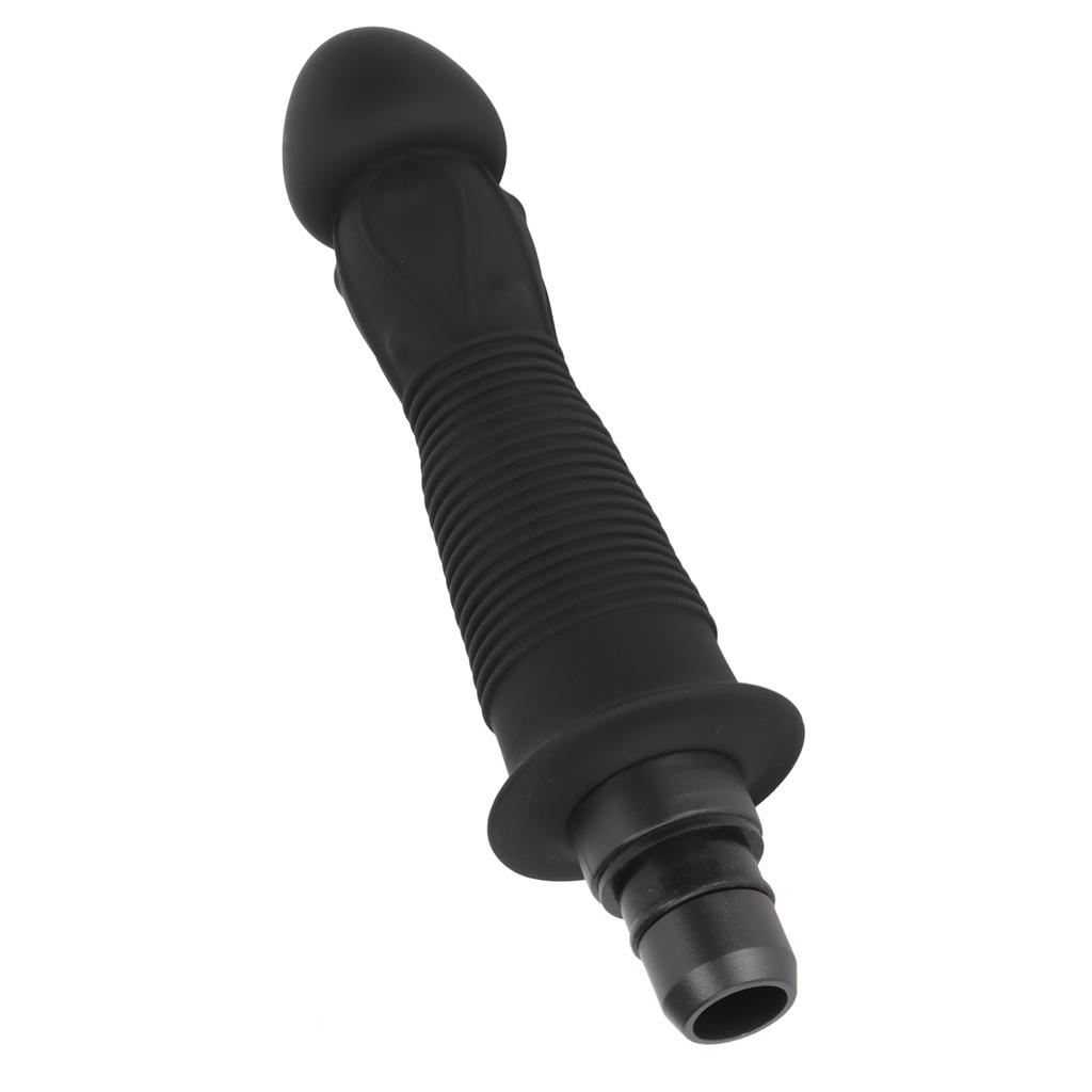 Deep Tissue Massager Head Soft Silicone Replaceable Head Attachment for Muscle Massager Black 0.7in