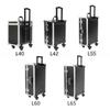 Aluminum Trolley Toolbox Shockproof Hardware Equipment Suitcase Instrument Protection Lockable Luggage Compartment