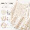 Camisole Dress for Petticoat Embroidered Tiered Inner Maxi Summer Clothes [JQBFL] Women, Dress, Dress, Dress, A-line, Flare, Camisole, Paneled,
