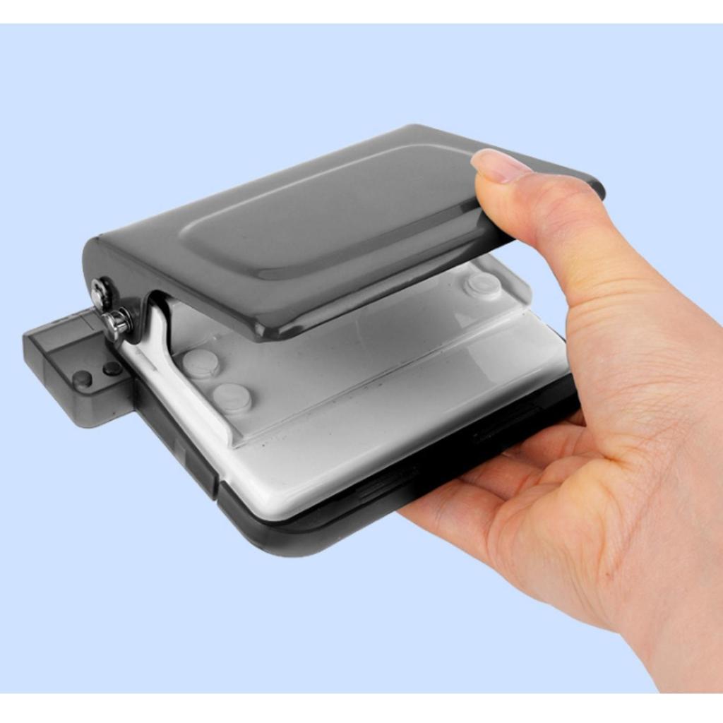 10-Hole Paper Punch Manual Metal Body Hole Easy To Operate Office Tool for
