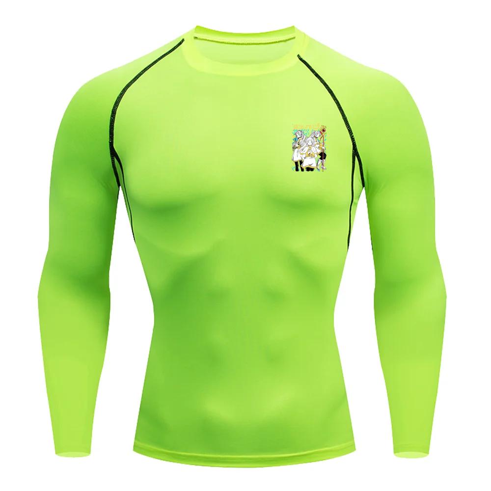 Fitness Sportswear Teenagers Tshirt Frieren Graphic Tops Tight Training Clothes Boys Compression Gym Running Basketball Clothes