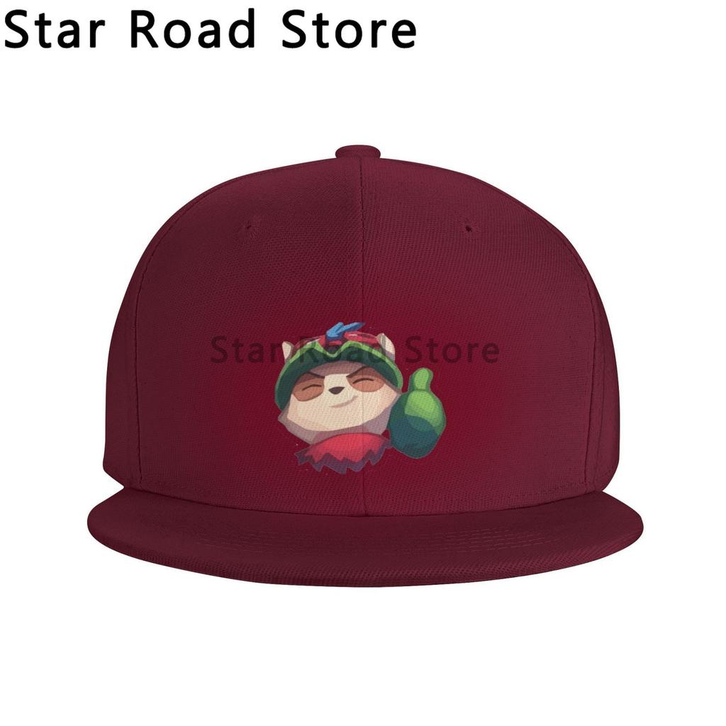 Funny Teemo Print logo Unisex Baseball Caps Peaked Cap League of Legends Game Sun Shade Hats for Unisex Women