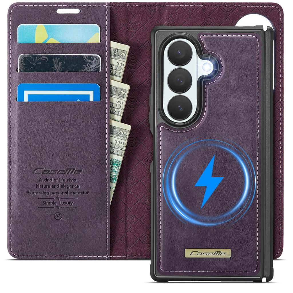 For Samsung Galaxy Z Fold 8 Ultra,Fold8 Ultra Detachable Wallet Phone Case,Magsafe,Card Holder,Shockproof,Stand,Leather Cover