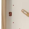 Wall Clock Battery Powered Fashionable   Minimalist Wooden Clock Silent Modern Clock Decorative for Living Room Dining Room
