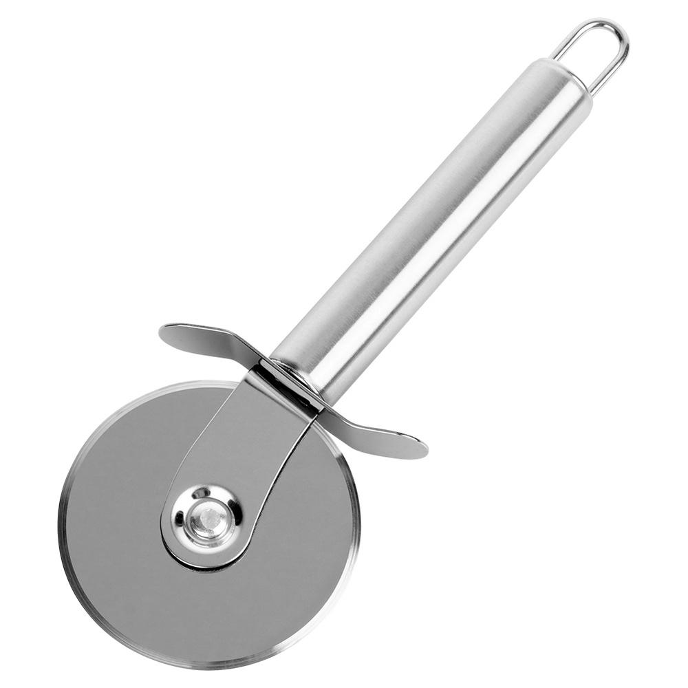 Pizza Cutter Steel Round Rotary Knurl Slicer