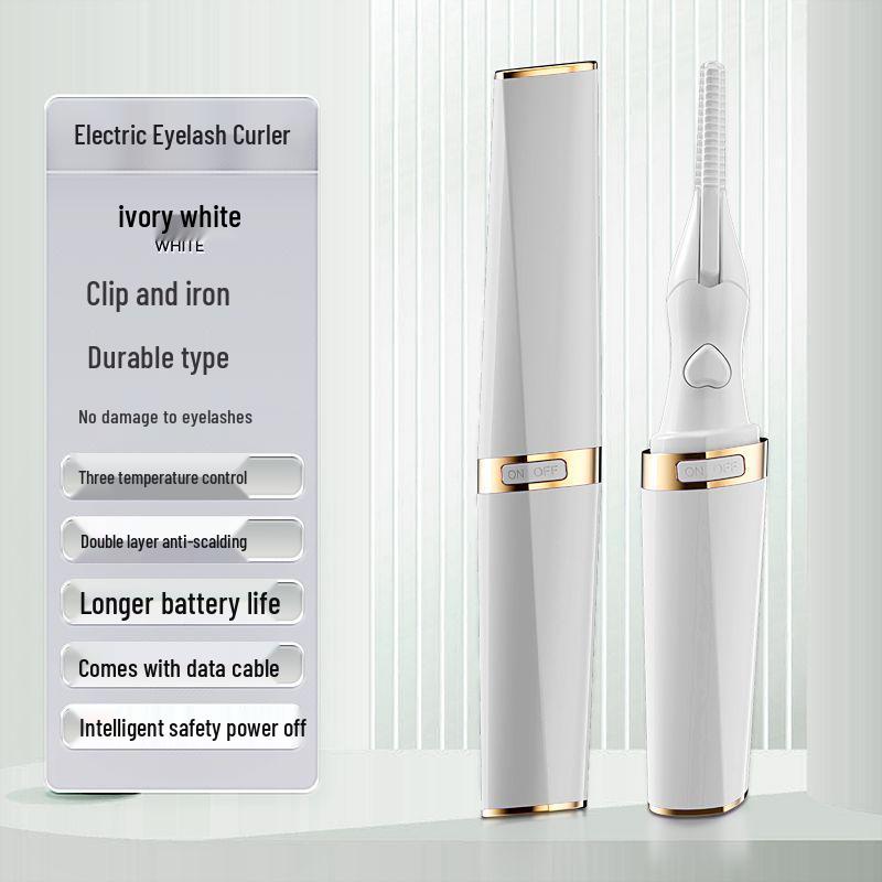 

Electric Eyelash Curler & Eyebrow Razor: 2-in-1 Heated Styling Tool for Long-Lasting Curl and Shaping