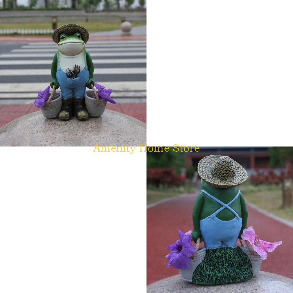 

F26C Birthday Gift Animal Farming with Two Bucket Mini Resin Ornament Decoration China Mainland