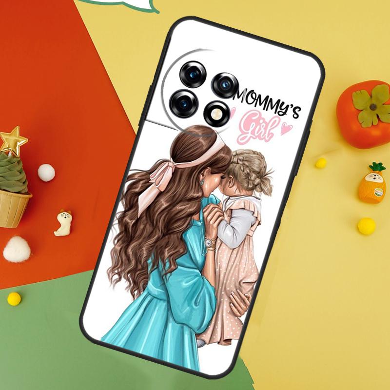 Beautiful Mother Daughter Son Case For OnePlus Nord 5 CE 2 3 4 Lite N20 N30 OnePlus 15 13 12 11 10 10T 12R 13T 13R Cover
