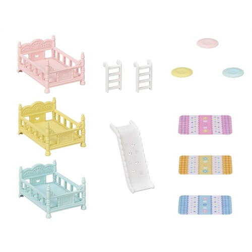 Sylvanian Families Furniture [Baby Triple Bed] Car-219 ST Mark Certification For Ages 3 and Up Toy Dollhouse Sylvanian Families EPOCH