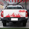 Black 4X4 Off Road Mountain Graphics Decal Sticker For Car Truck Pickup Styling