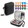 16-piece Set Guitar Pick Bag Celluloid Pick Fixed Pick Set Pick Storage Bag Box Set