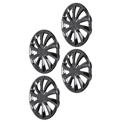 4PCS Calota de Roda 15 Polegadas Design Clip On Elegante Leve Substituição para 500