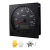 NEW-Universal 140Mm Diameter Truck Speedometer Odometer 0-125Km/H 9-36V Battery Powered With Backlight