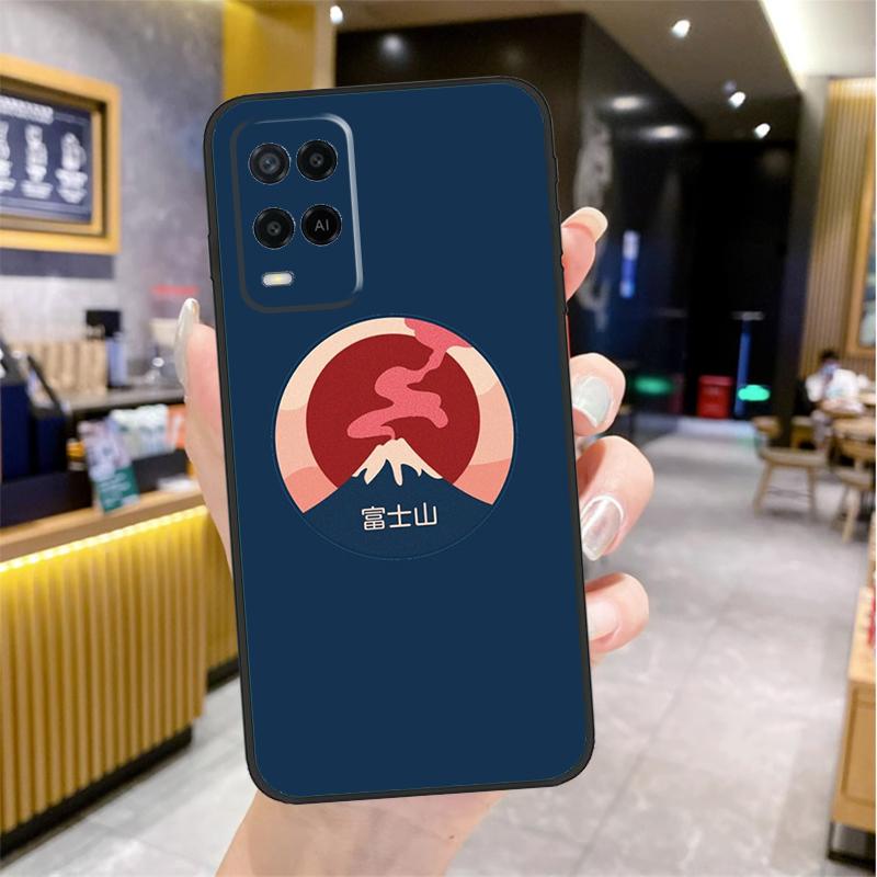 

Japanese art Mount Fuji Case For Oppo A96 A76 A16 A17 A18 A60 A80 A40 A38 A58 A78 A98 A94 A74 A54 A15 A57 A77 A5 Pro OPPO A98 5G