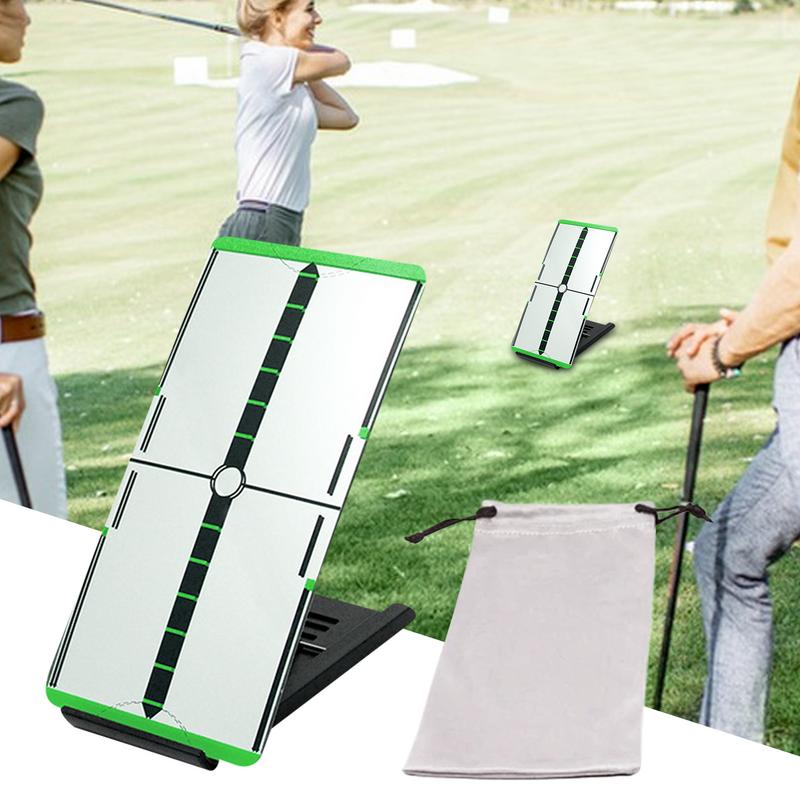Golf Putting Mirror Golf Training Mirror Aid Practice Portable Trainer Tool For Backyard Beginner Golfer Consistency Improved