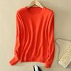 Soft Cashmere Sweaters Long Sleeve Pullovers for Women Autumn Winter Solid Color Knitwear O-Neck Wool Knitted Brand Tops Jumpers