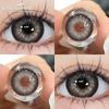 1Pair Korean Lenses Color Contact Lenses For Eyes Borwn Eyes Makeup Beauty Blue Eye Contacts Gray Pupil… More