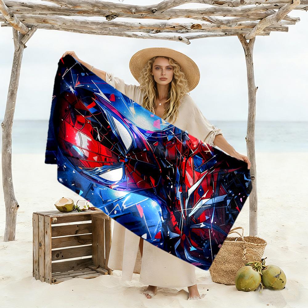 Spider-man cozy beach towel Foldable swimming & surfing Vibrant Pattern Birthday/Christmas Gift