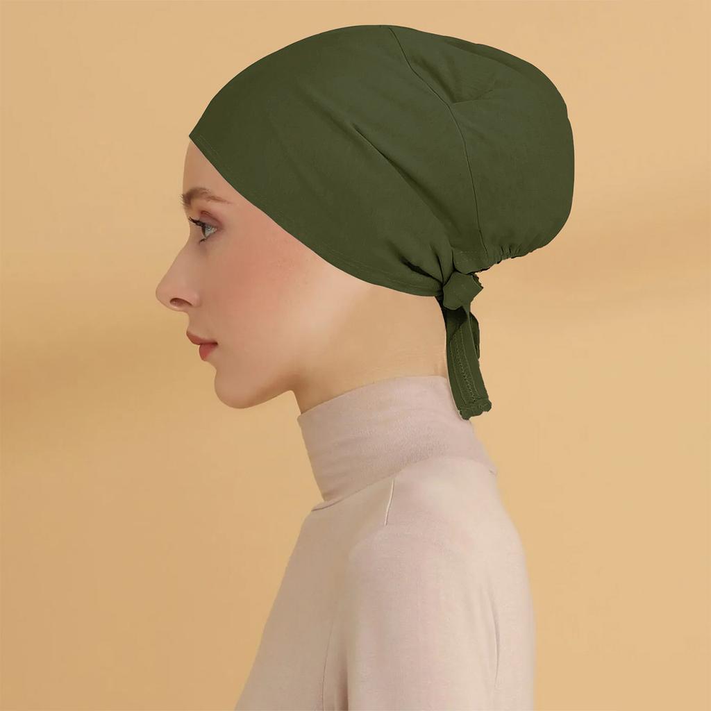 Women's Strap Headband Base Hat Thin Solid Color Versatile Headband Hat