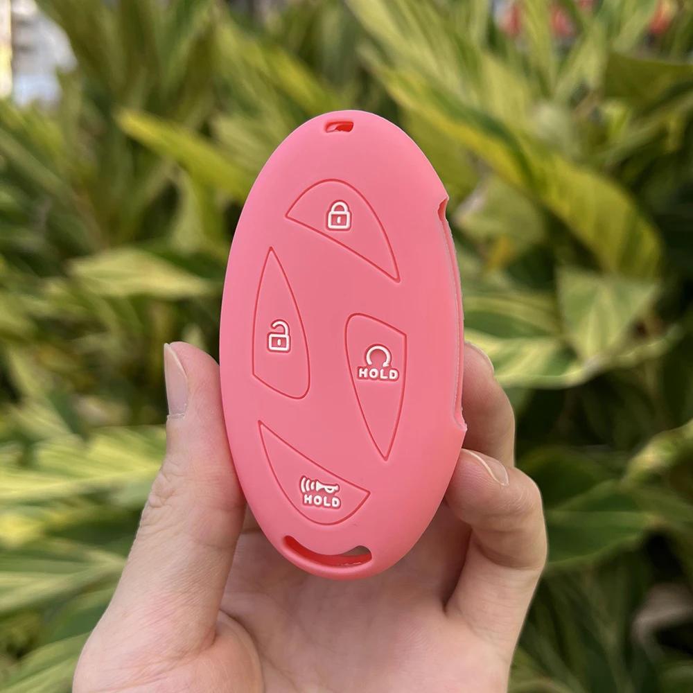 Shell Fob Holder for New Kona SX2 For Hyundai IONIQ 6 New Grand Prix GN7 Silicone Car Key Case Key Cover Accessories