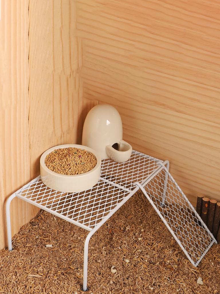 1pc-Rutin Chicken Platform Rutin Chicken Cage Landscape Platform Metal Chicken Rack