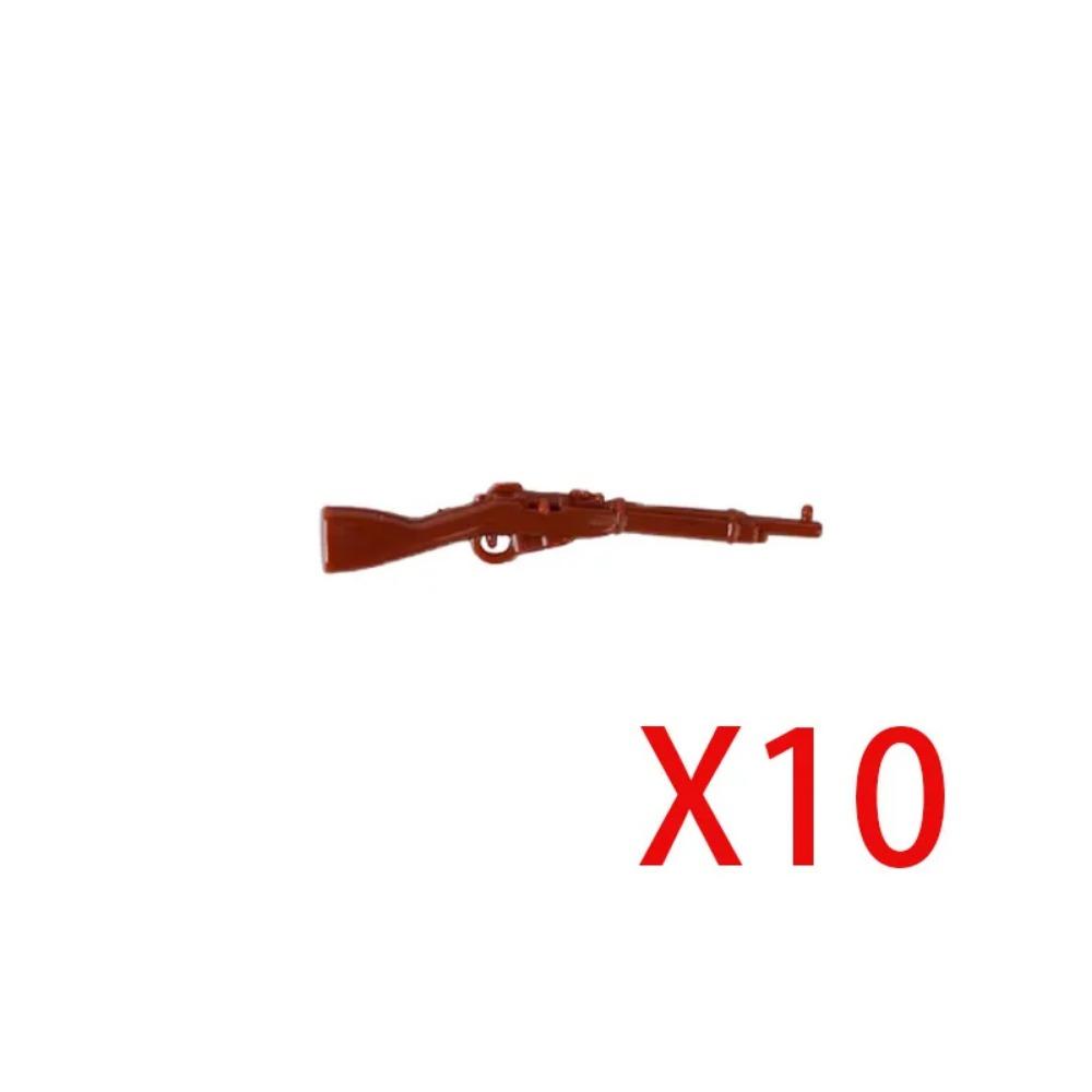 WWI WWII Building Blocks Soldiers Military Accessories Bomb Two-color Gun Mini Brick Weapons Gift Toy AKM Helmet RPG Grenad X026