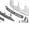 BMW X3L G48 Silver Fog Light Frame Trim Strip