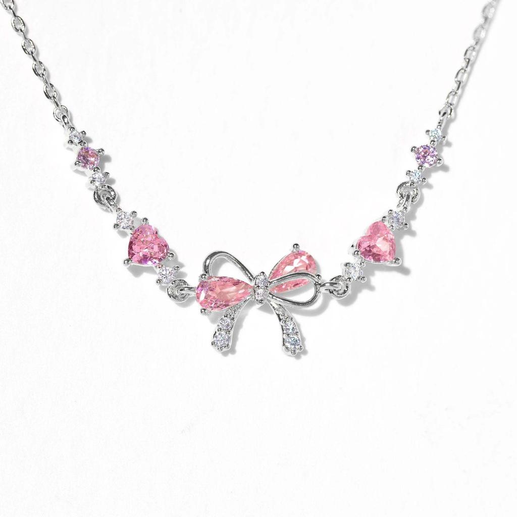 Instagram Style Cute and Sweet Bracelet Love Zircon Butterfly Festival Bracelet Women's Valentine's Day Gift Jewelry