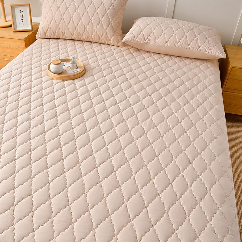 Waterproof Cotton Thick Mattress Cover Protector Breathable Adjustable Bed Cover Thicken Mattress Cover Protector Non-Slip Bed