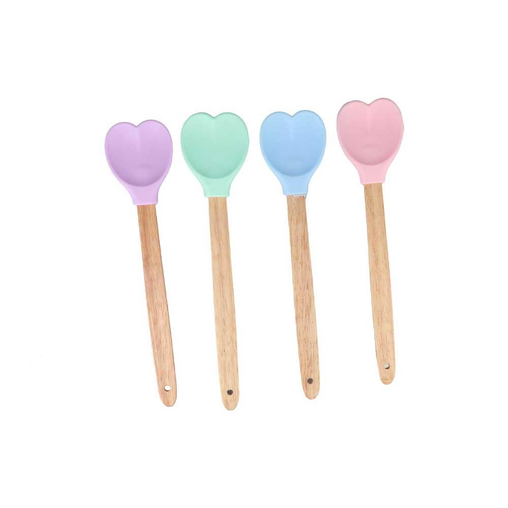 Kitchen Accessories Non-Stick Anti-scald Stirring Spoon Pastry Spatula Egg-beater Baking Stick