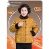 2025 Stylish Winter Cotton Jacket for Middle-Aged and Elderly Women - New Chinese Style, Fashionable and Warm.