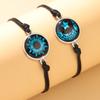 Sun Moon Lover Glowing Gemstone Bracelet Handwoven Couple Rope Fashion Versatile Accessory