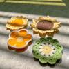 Handmade Sunflower Coasters, Crochet Exquisite Heat Insulation Mats with Meal Mats, For Cups of Different Sizes, Home Decor