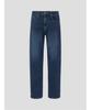 Binpolmen Comfort Fit Jersey Denim Pants Navy