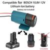 Power Wheels Adapter for Bosch 10.8V 12V Li-ion Battery DIY Power Connector Power Tool Battery Converter with 14AWG Wires