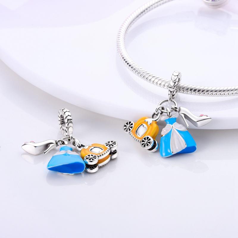 Original New Products Copper Sun Rainbow Cloud Pendant Fit Pan Bracelet Diy Charm For Women Jewelry Fashion Gift