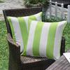 Waterproof Pillow Cover Striped Pillow Case Colorful Outdoor Cushion Cover  Sofa