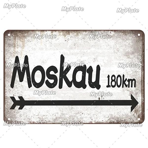 [MaPalte] Vintage German Achtung Sign Metal Sign Tin Sign Decoration Plaque Home Wall Door Decor Bar Sign Home Plate Poster