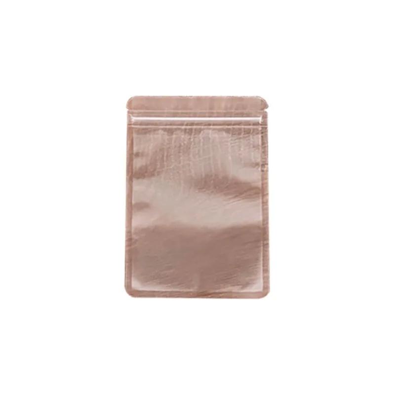 10PCS Clear Zip Lock Plastic Card Package Bags with Zipper Self Seal Transparent Ziplock Kpop Card Packaging Bag