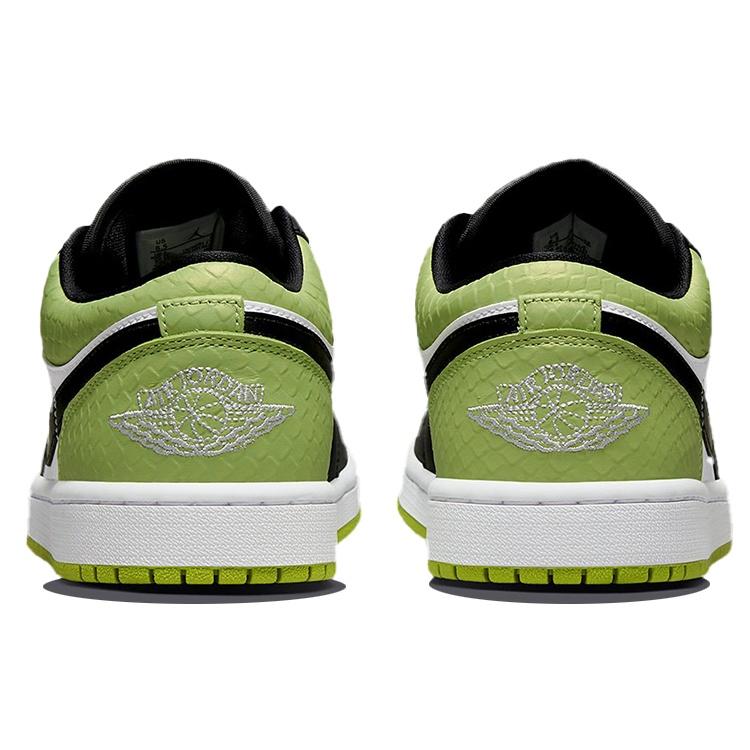 (WMNS) Air Jordan 1 Low SE 'Vivid Green Snakeskin' Women's DX4446-301