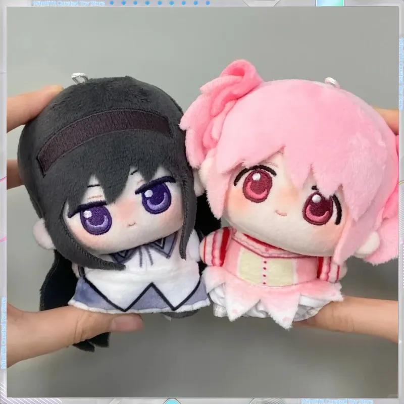 Puella Magi Madoka Magica Animation Peripherie Madoka Kaname Homura Akemi Q Version Plüschpuppe Spielzeug Kawaii Desktop Deko 10cm Geschenk