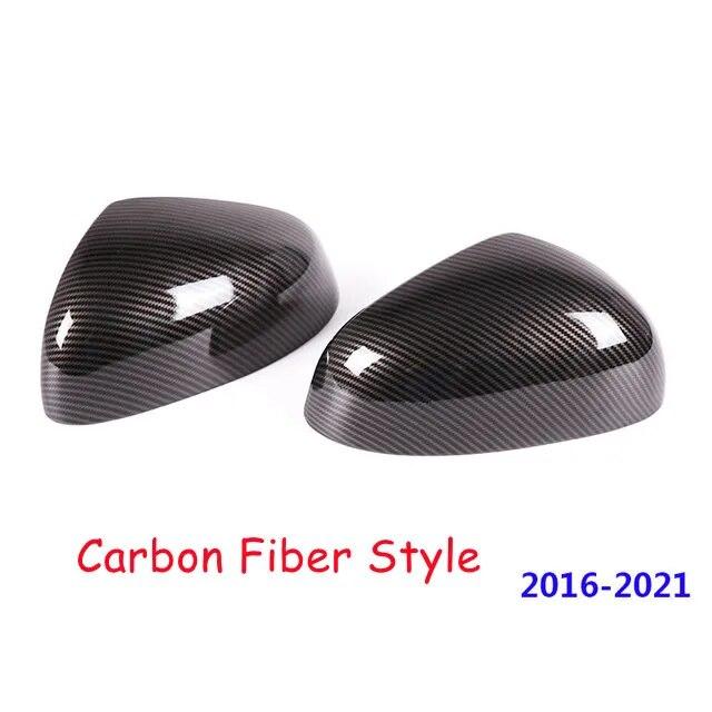 Car Rearview Mirror Cover Trim Sticker For Mercedes Benz Smart 451 453 Fortwo Forfour 2009- Auto Exterior Accessories