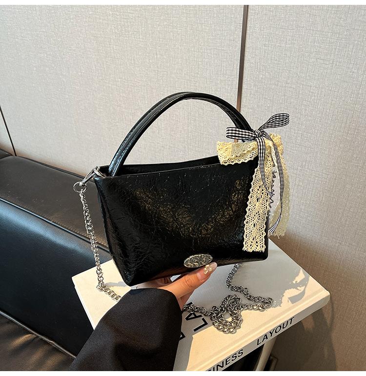 

2025 лето новая мода женские сумки, простые сумки-мессенджеры, высококачественная текстура, универсальные сумки для работы чёрный