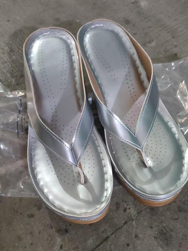 Große Clip-on Modische Sandalen mit hohen Absätzen, Sandalen mit grobem Absatz für Damen