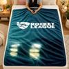 Flannel BlanketRocket League Warm Soft Throw Blanket for Indoor Sofa Bed Living Room Use