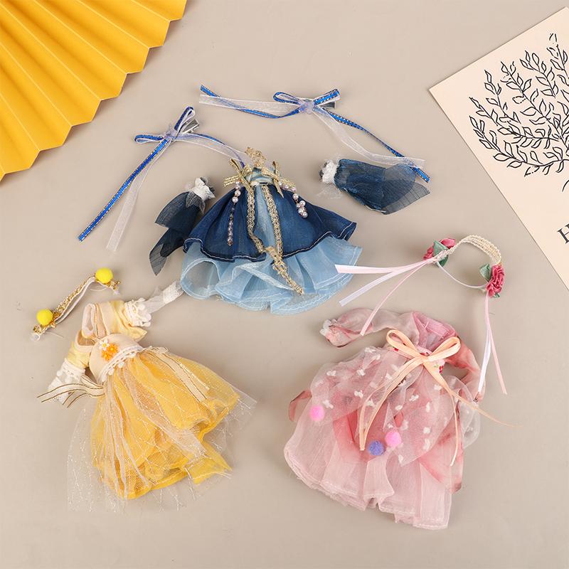 Lalka w stylu chińskim 16 cm Strój Hanfu Sukienka Lalka Starożytny kostium Szata Ubranka dla lalek Akcesoria Zabawki do przebierania Dla dziewczynek