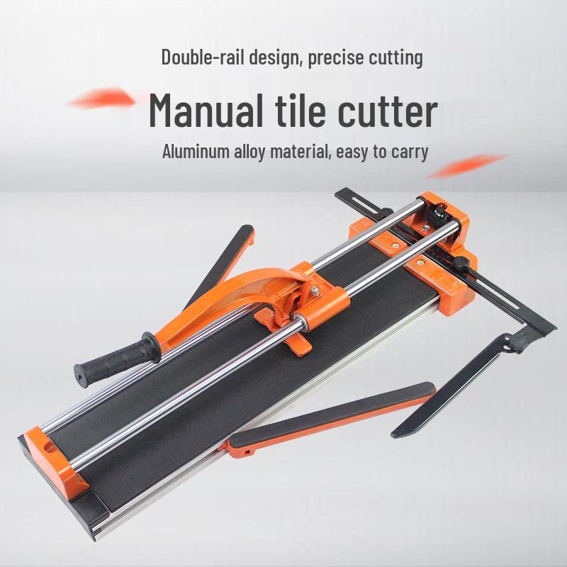 800mm High-Precision Manual Tile Cutter with Dual-Track Aluminum Alloy System
