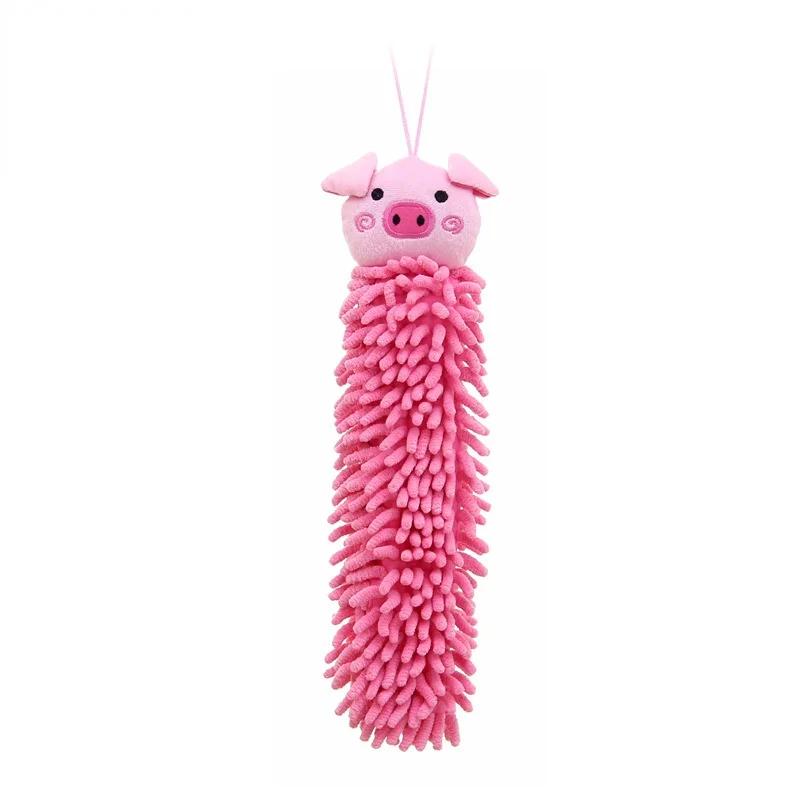 New Baby Children's Cartoon Animal Hanging Bath Towel Towel Soft Six Colors Kitchen Supplies New Bathroom Accessories Sets