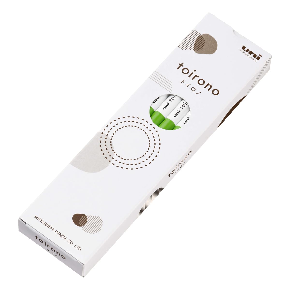 

Mitsubishi Pencil Toirono Colored 1 Pencils, Dozen, Green, TR.1601D